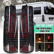 Smoked Black LED Tail Lights for Toyota HiAce Van 2004-2018
