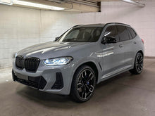 Front Bumper Grill Black Dual Slats Fit 2022-2024 BMW X3 G01 2022-2025 X4 G02 LCI