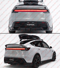 For 2025-2026 Tesla Model Y Juniper Yofer Gloss Black Rear Bumper Diffuser Kit