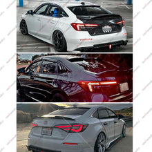 For Honda Civic Sedan 11th 2022-2025 Gloss Black Sport Rear Window Roof Spoiler Wing