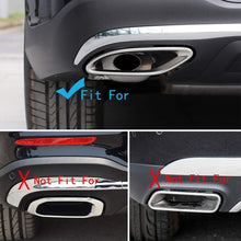 Gloss Black Exhaust Tip Covers Trim Fit Mercedes W205 C-Class W213 E-Class X253 GLC AMG Line