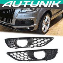 Front Fog Light Grille Covers Bezels for AUDI Q7 S-Line 2010-2015