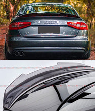 FOR 2013-2016 AUDI A4 B8.5 PSM STYLE HIGHKICK DUCKBILL CARBON FIBER TRUNK SPOILER