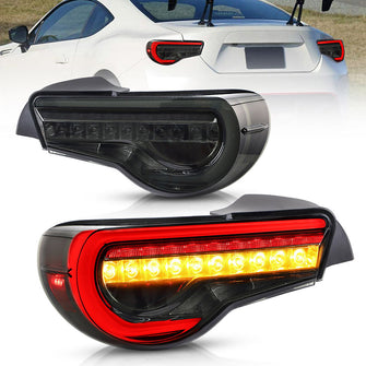 Smoked/Red LED Sequential Tail Lights For Toyota GT 86 / SUBARU BRZ / Scion FR-S 2013-2020