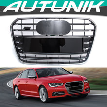 S6 Style Chrome Front Grill for AUDI A6 C7 S6 2012-2015 fg194