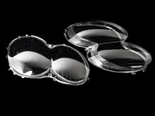 Front Headlight Lens Cover With Sealant For Mercedes SL W230 2003-2008 L&R