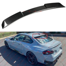 For 2022-2025 BMW G42 2-Series G87 M2 V-Style Carbon Fiber Rear Window Roof Spoiler Wing