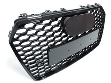 Black Honeycomb Front Grille For AUDI A7 C7.5 S7 2016 2017 2018