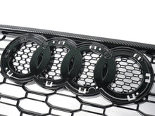 Carbon Look Honeycomb Front Bumper Grille for Audi A5 S5 B9 2017-2019 RS5 Style