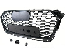 Carbon Look Honeycomb Front Bumper Grille for Audi A5 S5 B9 2017-2019 RS5 Style