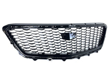 Gloss Black Front Upper Grill Honeycomb for Cadillac XT4 2019-2023 w/o Camera