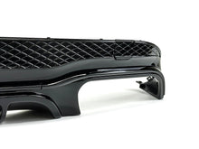 Gloss Black Rear Diffuser w/ Exhaust Tips for Mercedes C207 E250 E400 E500 E550 Coupe/Convertible AMG 2014-2017