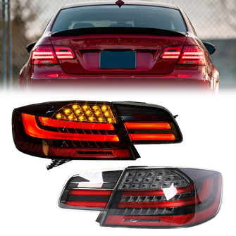 LED Tail Lights Smoke Lens For BMW M3 E92 Coupe LCI 2011–2013 Left+Right