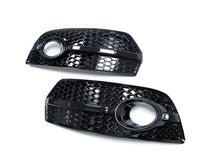 Honeycomb Black Front Grill & Fog Light Cover for Audi Q5 8R Non-Line 2009-2012