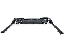 For 2019-2022 BMW G20 M340i Gloss Black Rear Diffuser w/ Exhaust Tips Pair