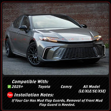 For 2025-2026 Toyota Camry 9th Gen CTM Ocean Gem Black 2-Toned Side Skirt Extension