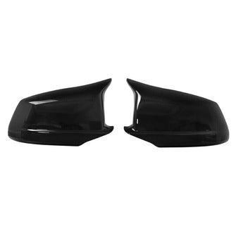 Gloss Black Door Rearview Mirror Cover Caps For BMW F10 F11 5 Series 2011-2013