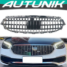 Maybach style Front Bumper Grille Chrome for Mercedes W213 E-Class 2021-2023