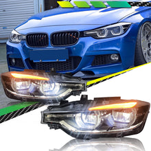 Headlight Assembly For BMW 3 Series F30 2012-2016 HID Projector LED DRL Upgrade