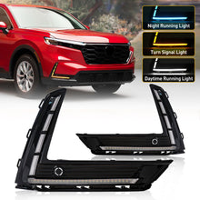 2pcs LED Fog Lamp Daytime Running Light Turn Signal For Honda CR-V CRV 2023 2024+