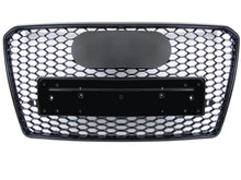 Gloss Black Front Mesh Grille for AUDI A7 C7 S7 2012-2015 fg49