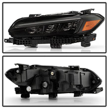 All Black Full LED Headlights For 2022-2025 Honda Civic Hatchback Sedan w/DRL Headlamps