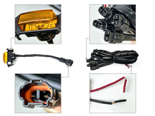 Black Front Bumper Upper Grille w/ LED Light Fit For 1998-2006 Toyota Land Crusier LC100