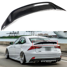 Real Carbon Fiber Look Highkick Rear Trunk Spoiler for 2014-2020 Lexus IS300 IS350 IS200