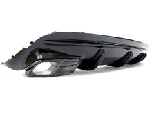Fit For Mercedes Benz W117 CLA250 2017-2019 Rear Bumper Diffuser Lip W Exhaust Tailpipes Gloss Black