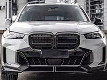 Glossy Black Front Grille Bumper Kidney Grill w/ LED Light For 2024-2026 BMW X5 G05