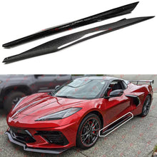 For 2020-2025 Corvette C8 Stingray Carbon Fiber Z06 Style Side Rocker Extension