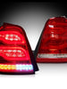 Red LED Tail Lights Assembly For 2001-2007 Toyota Highlander XU20