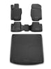 5pcs Floor Mats & Trunk Mat Cargo Liner Set For Mercedes M-Class W164 2006-2011