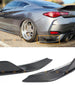 Carbon Fiber Rear Bumper Side Corner Spat Extension For 2017-2022 Infiniti Q60 Coupe