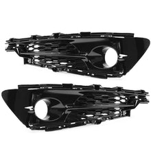 Pair Front Bumper Fog Light Bezels For 2015-2017 Acura TLX