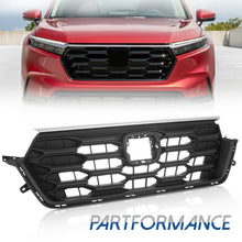 For 2023-2024 Honda CRV CR-V Front Upper Grille Matt Black Honeycomb