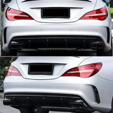 Gloss Black Rear Diffuser Exhaust Tips for 2013-2019 Mercedes W117 C117 CLA250 CLA45 AMG