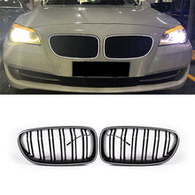For 2010-2016 BMW 5 Series F10 F11 Front LED Kidney Grille Bumper Upper Grill Gloss Black