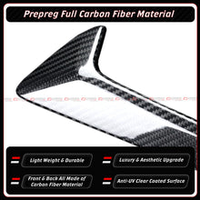 For 2020-2023 BMW F95 X5M Full Carbon Fiber Side Fender Vent Trim Overlay Garnish