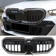 For 2024-2026 BMW 5 Series G60 Front LED Grille Bumper Upper Grill Radiator Gloss Black