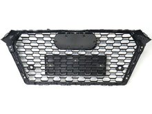 Carbon Fiber Look Honeycomb Front Bumper Grille for Audi A4 S4 B9 2017-2019 RS4 Style