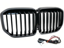 For 2019-2022 BMW X7 G07 LED illuminated Glowing Gloss Black Front Grille/Grill