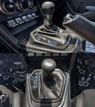 Carbon Fiber Shift Gear Console Panel Trim for 2022–2025 Subaru BRZ Toyota GR86 Auto