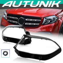 L+R Headlight Lens Covers Clear For Mercedes GLS X166 GLS450 GLS550 2016-2019