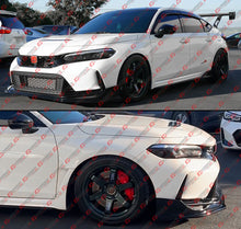 For 2023-2026 Honda Civic Type R FL5 MM Style Gloss Black Front Bumper Lip Spoiler