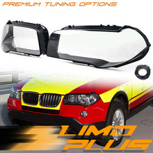 Left & Right Headlight Lens Covers For BMW X3 E83 04–10 Front Lamps