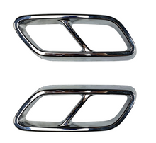 For 2022-2023 Mercedes Benz C Class W206 Chrome Rear Exhaust Pipe Cover Trims