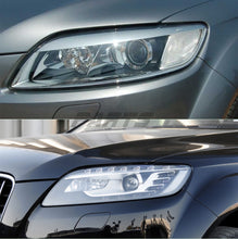 Pair Clear Headlight Lens Cover For Audi Q7 2006–2015 Halogen & Xenon