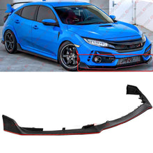 Matte Carbon Fiber Style Front Bumper Lip Splitter Textured Black For 2017-2021 Honda Civic