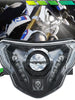 1PCS Motorcycle LED Front Headlight Assembly with Angel Eye Fit For G310GS/G310R